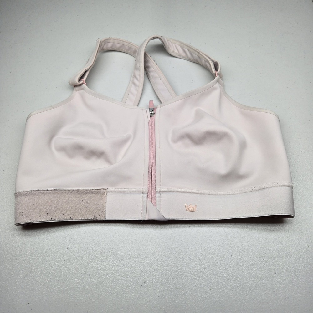 Shefit Women Sports Bra 4luxe Pink Wireless Flex Zipper Adjustable High Impact